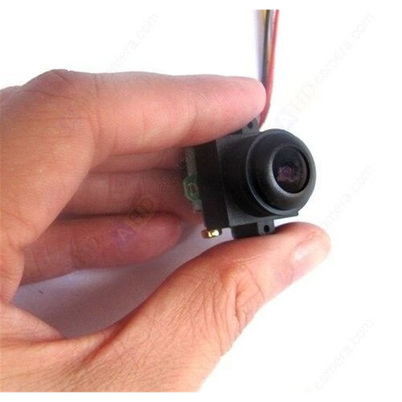 170 Degree Wide View Angle Micro Camera with Audio (0.008lux Night Vision, 520tvl HD, 24X18X25mm, 8g, NTSC&PAL,12v) Micro