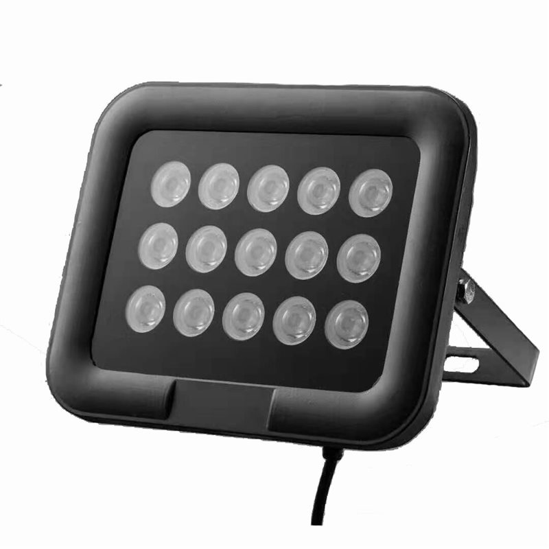 AC110-220V High Power Outdoor 15pcs Waterproof 15 - 90 Degree Angle 130 - 180m Night Vision 850nm IR LEDs Illuminator