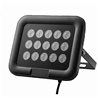 AC110-220V High Power Outdoor 15pcs Waterproof 15 - 90 Degree Angle 130 - 180m Night Vision 850nm IR LEDs Illuminator