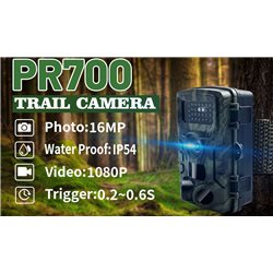 Trail Camera 20MP 1080P IP66 Waterproof with Clear Night Vision and 3 Passive Infrared Motion Sensors for Hunting Scouting