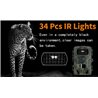 Trail Camera 20MP 1080P IP66 Waterproof with Clear Night Vision and 3 Passive Infrared Motion Sensors for Hunting Scouting