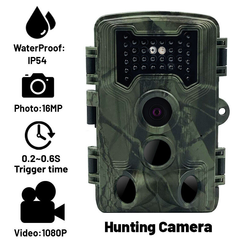 Trail Camera 1080P 20MP Hunting Game Camera with 120 Wide-Angle Motion Sensor Night Vision Motion Activated 0.3S 2.0 in LCD IP66