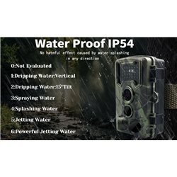 Trail Camera 1080P 20MP Hunting Game Camera with 120 Wide-Angle Motion Sensor Night Vision Motion Activated 0.3S 2.0 in LCD IP66